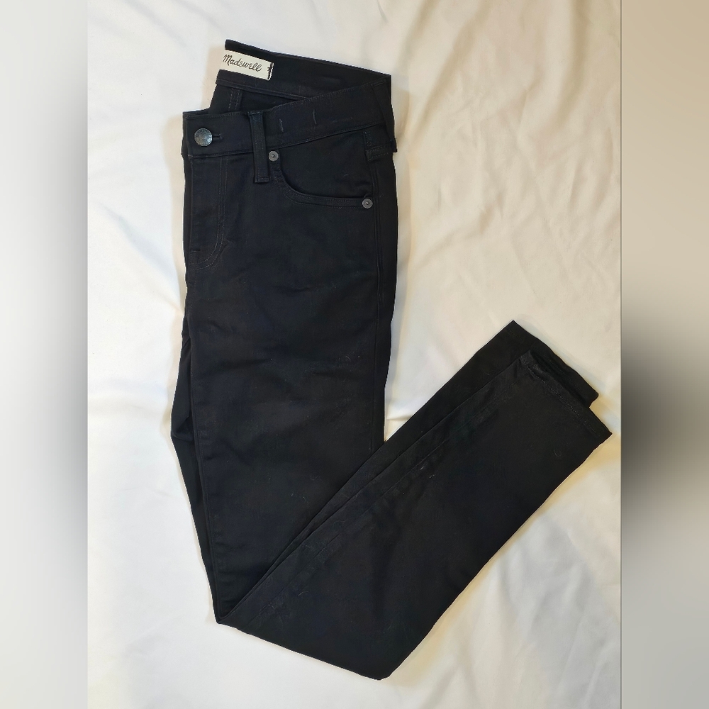 Madewell 8" Skinny Jeans- Black- Size 25